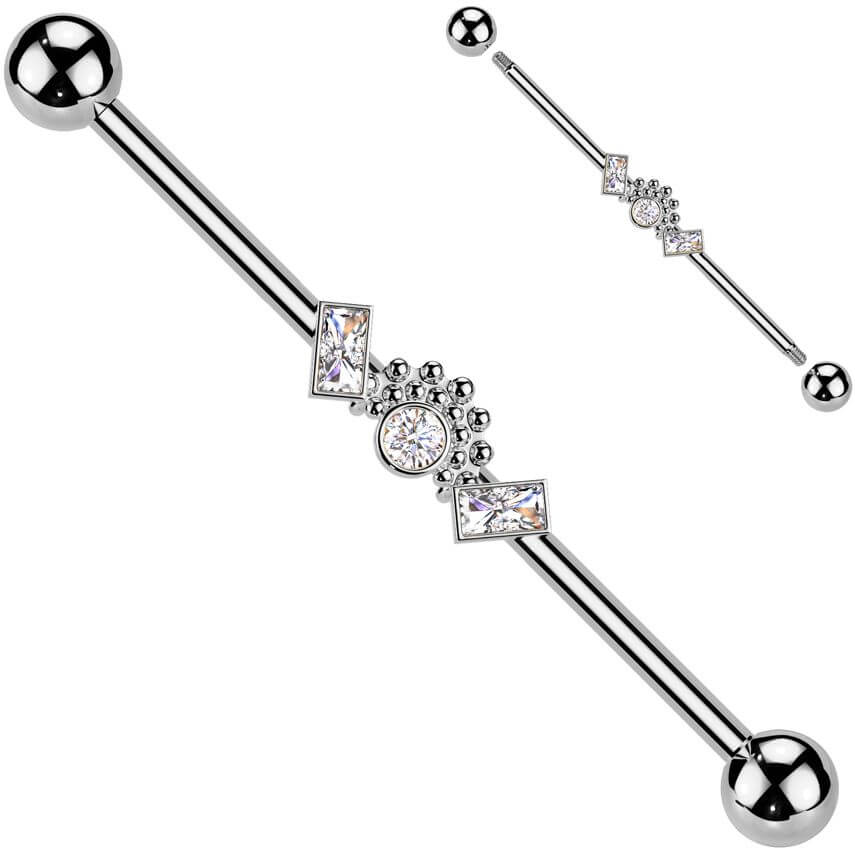 Industrial Barbell zirconias ball clusters