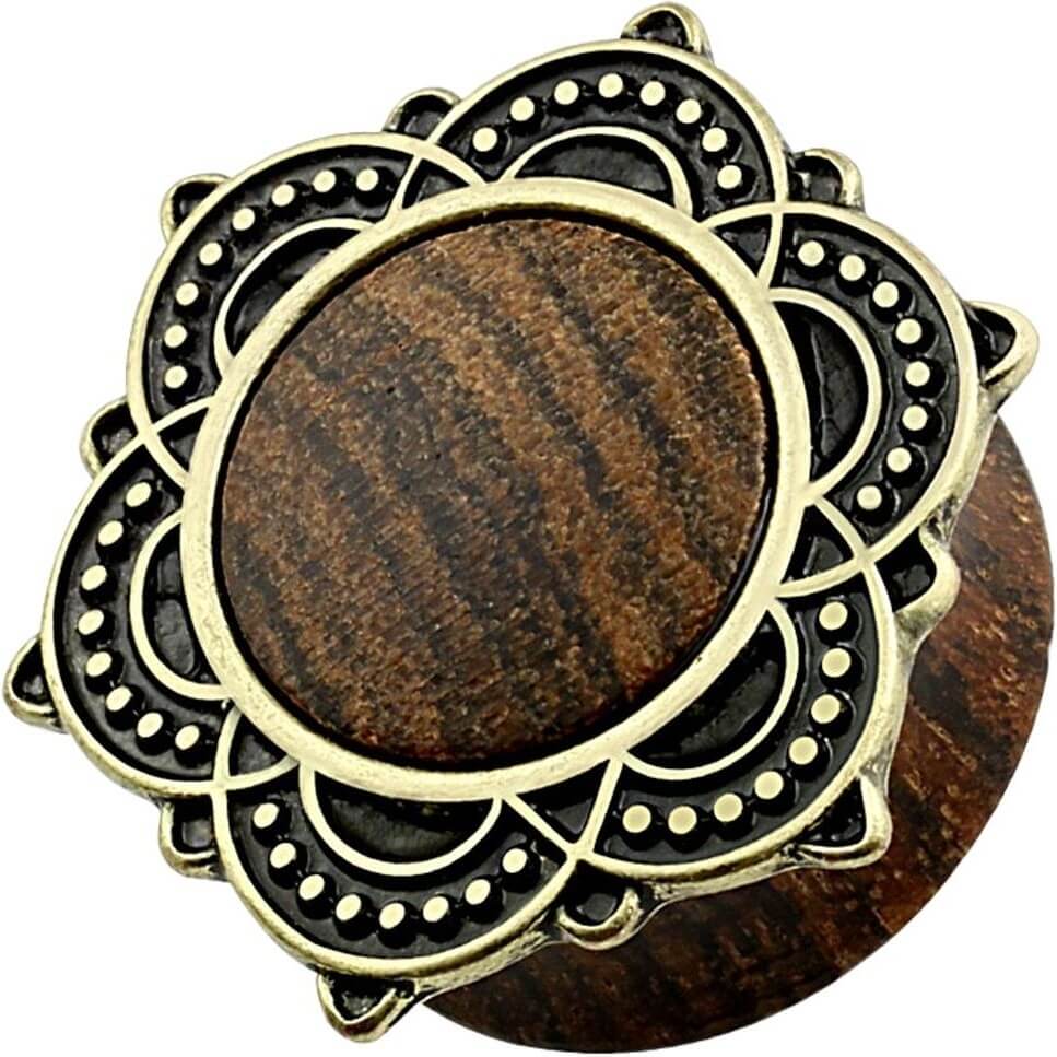 Plug Tribale su legno di rosa