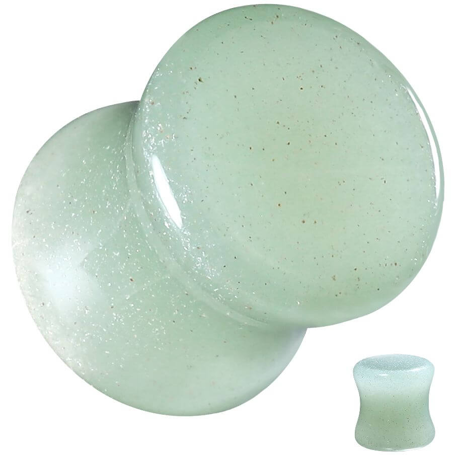 Plug jade semi precious stone