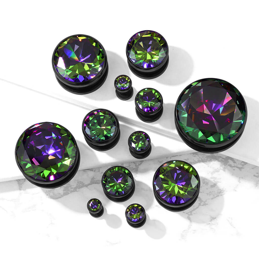 Plug Zirkonia Schwarz Innengewinde