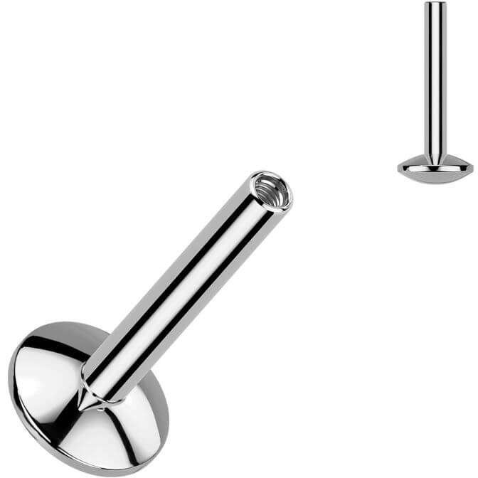 Titanium labret base Push-In