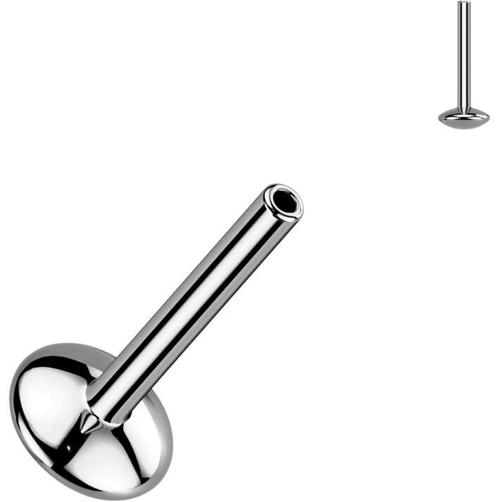 Titanium labret base 4mm Push-In