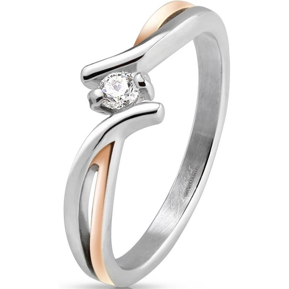 Cyrkonia złoty srebrny