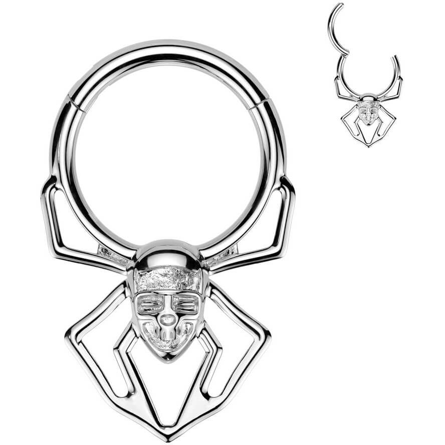 Ring spider skull face Segment