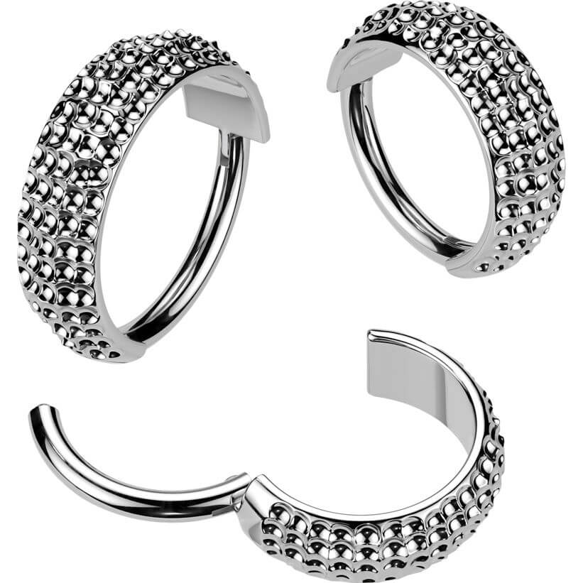 Titanium Ring Ball Cuts Segment
