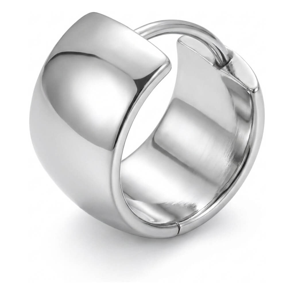 Titanium Earcuff Wide Plain
