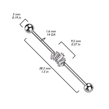 Barre industriel Couronne Zircone