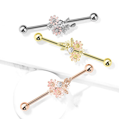 Barre industriel Fleurs Zircone