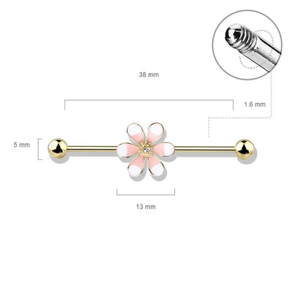 Barbell Industrial Fiore bicolore