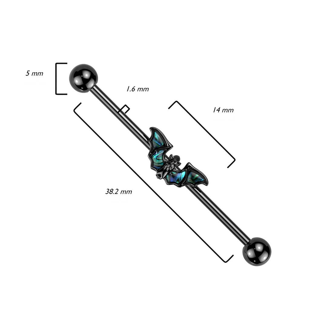 Barbell Industrial Murciélago PVD