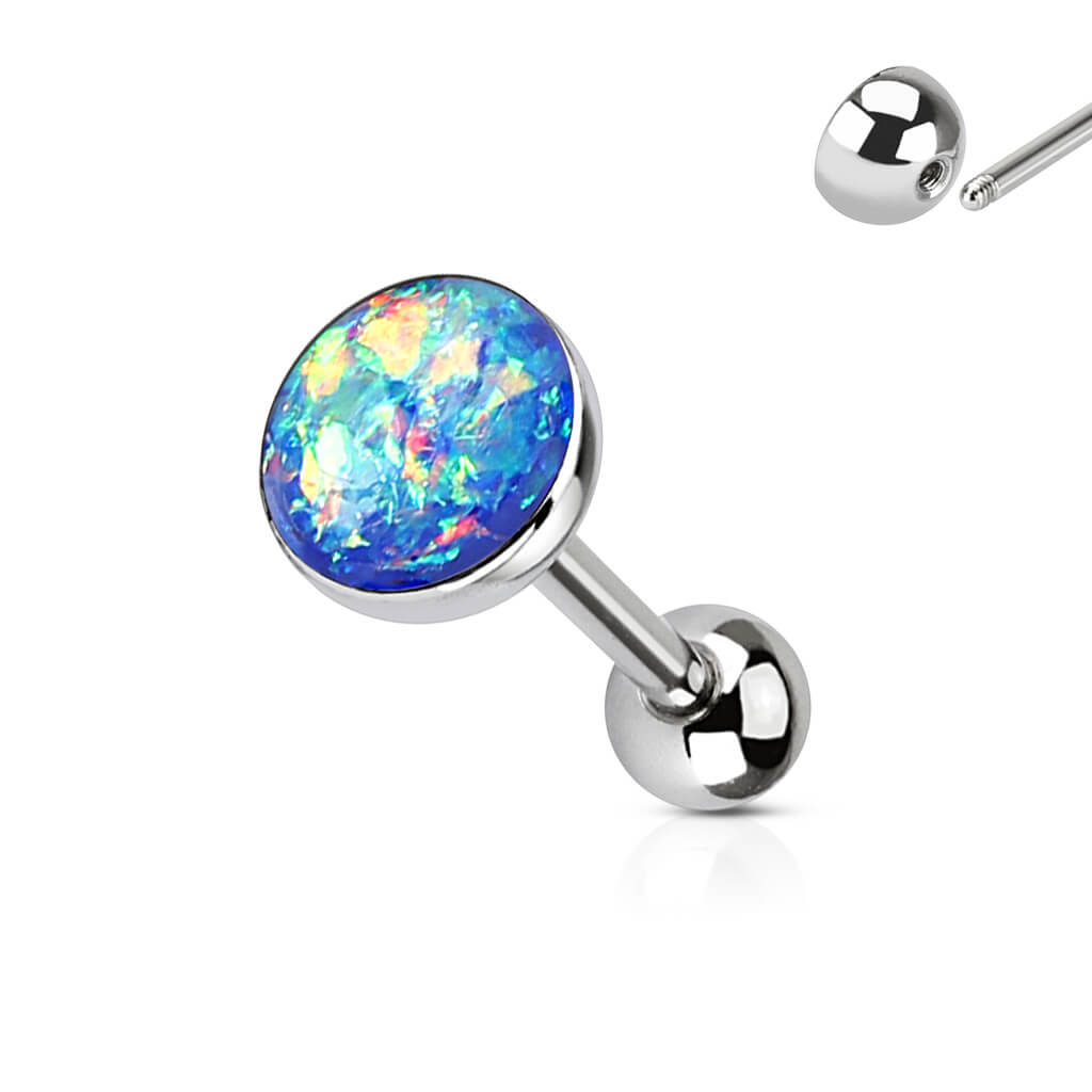 Tongue Barbell Opal