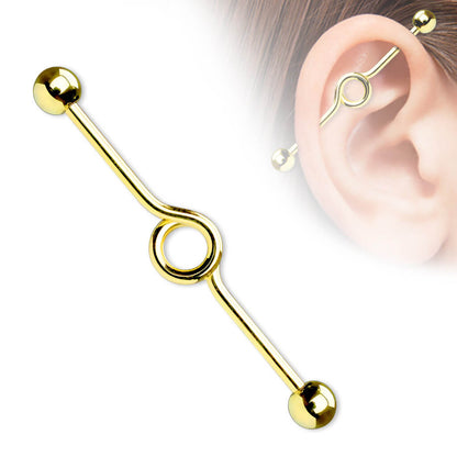 Barbell Industrial Sfere con anello