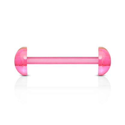 Acrylic Tongue Barbell Acrylic Dome