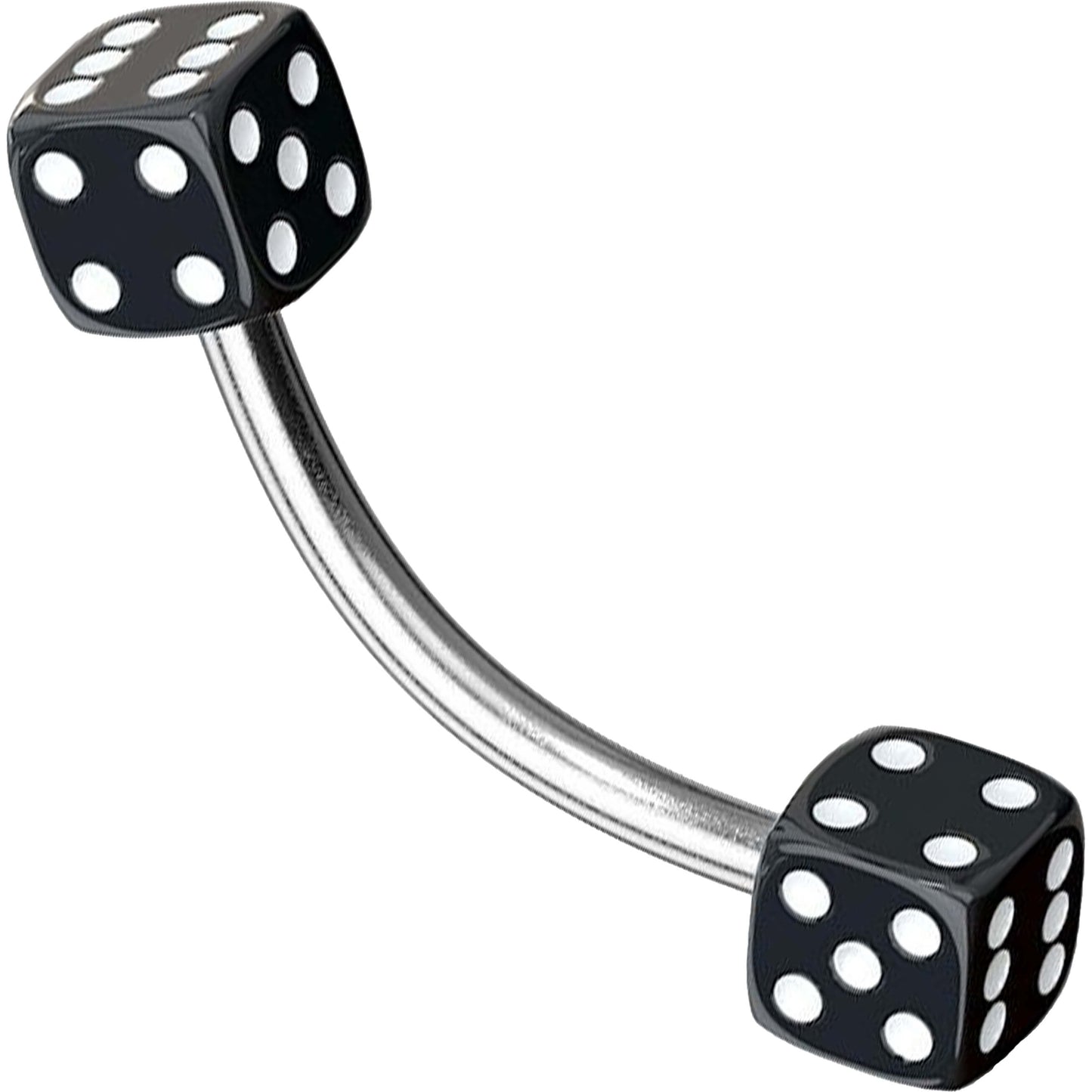 Eyebrow Piercing Acrylic Dice