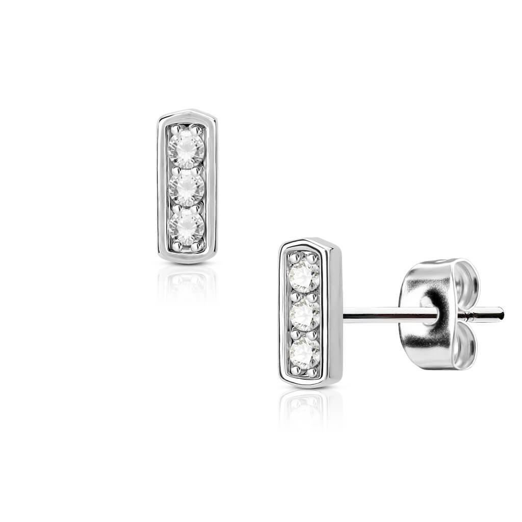 Bouton d'Oreille 3 Zircone