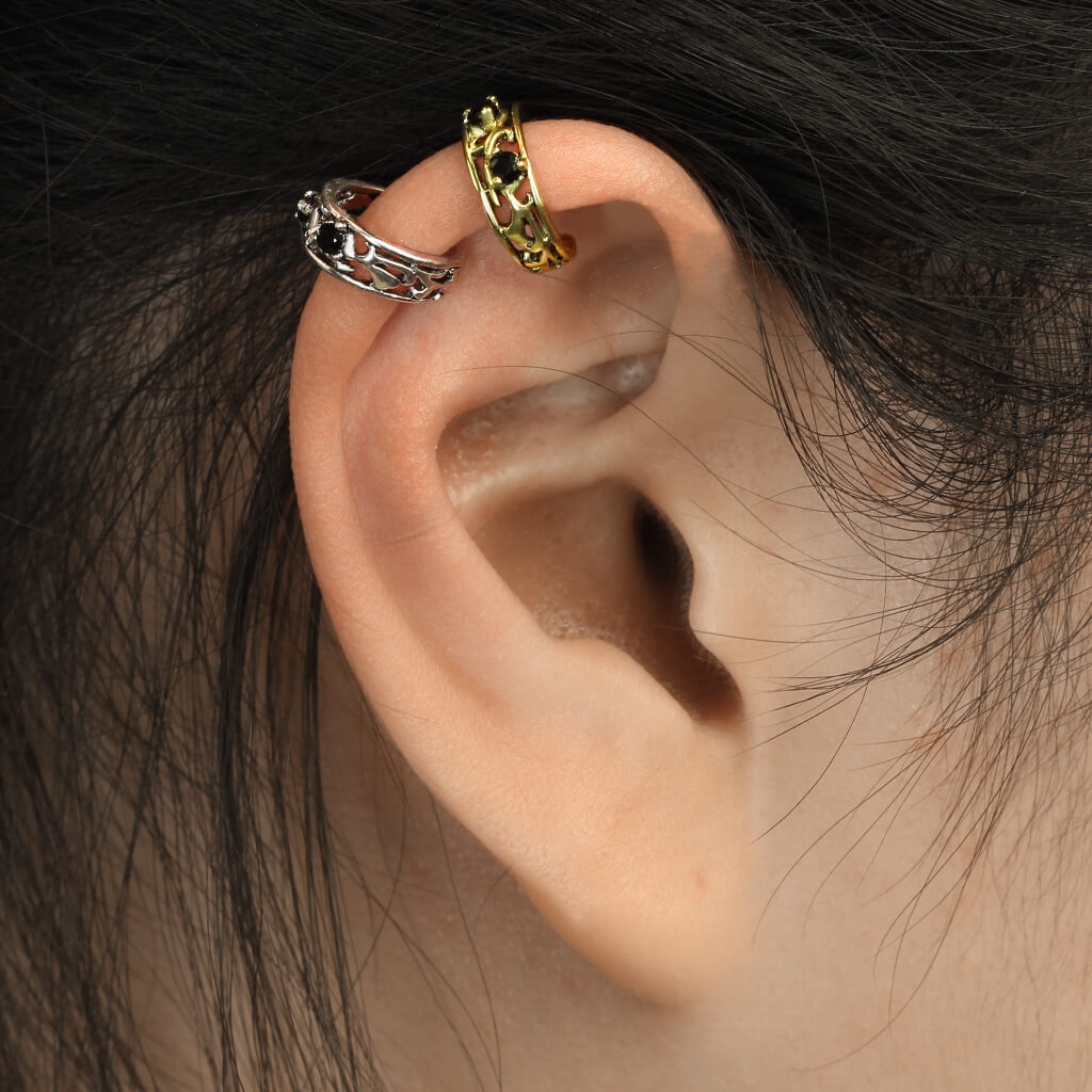 Earcuff Ear Cuff Zirconia Bendable