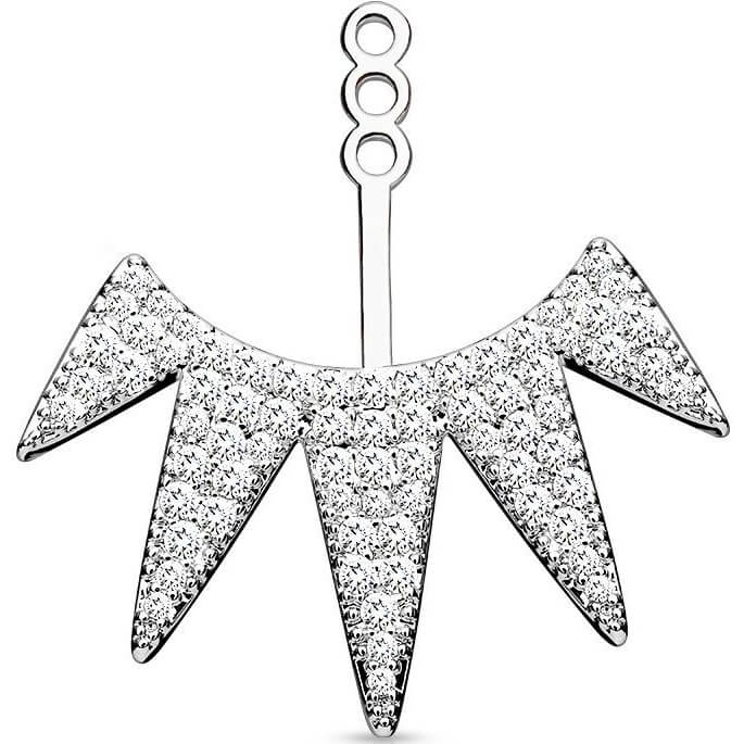 Accessori Triangoli d´argento e zirconi