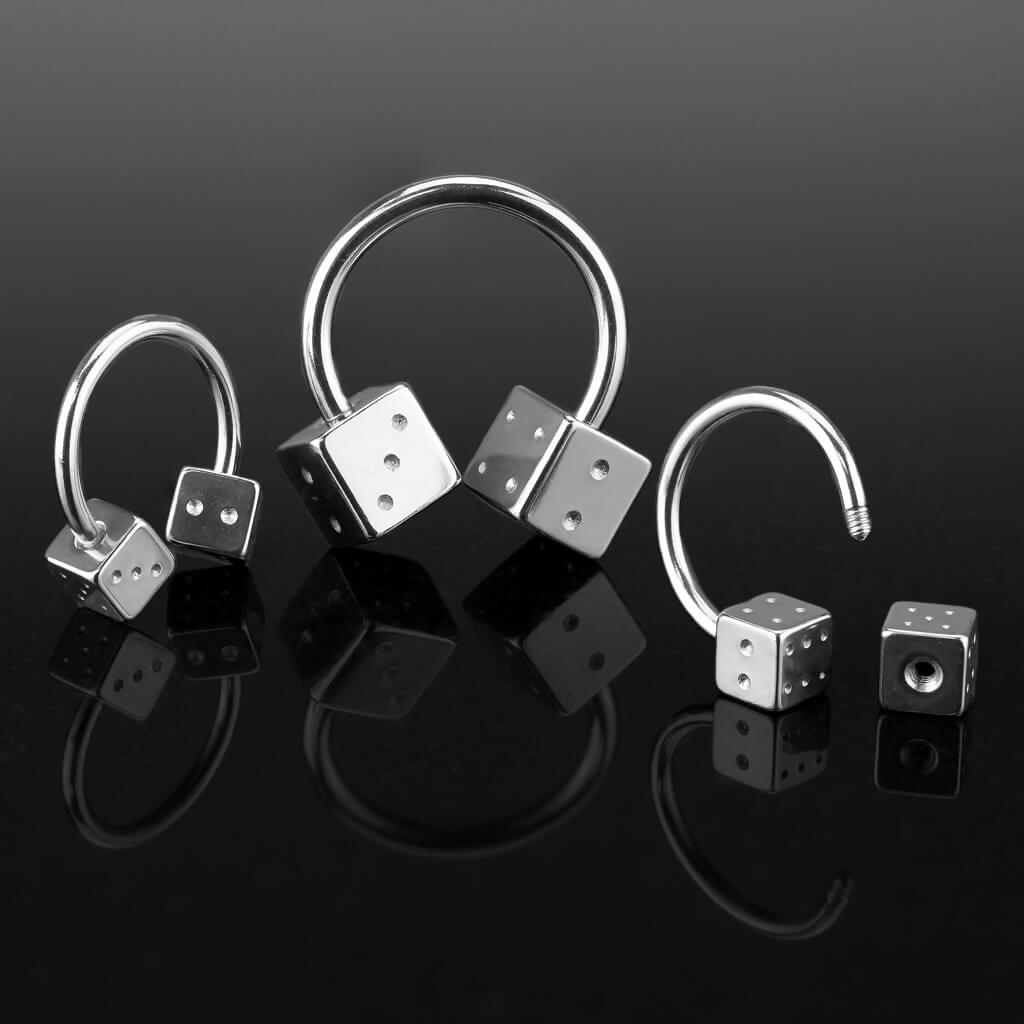 Horseshoe Cube Silver