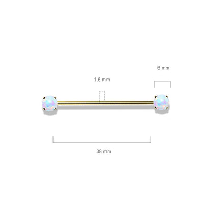 Barbell Industrial Opali Push-In