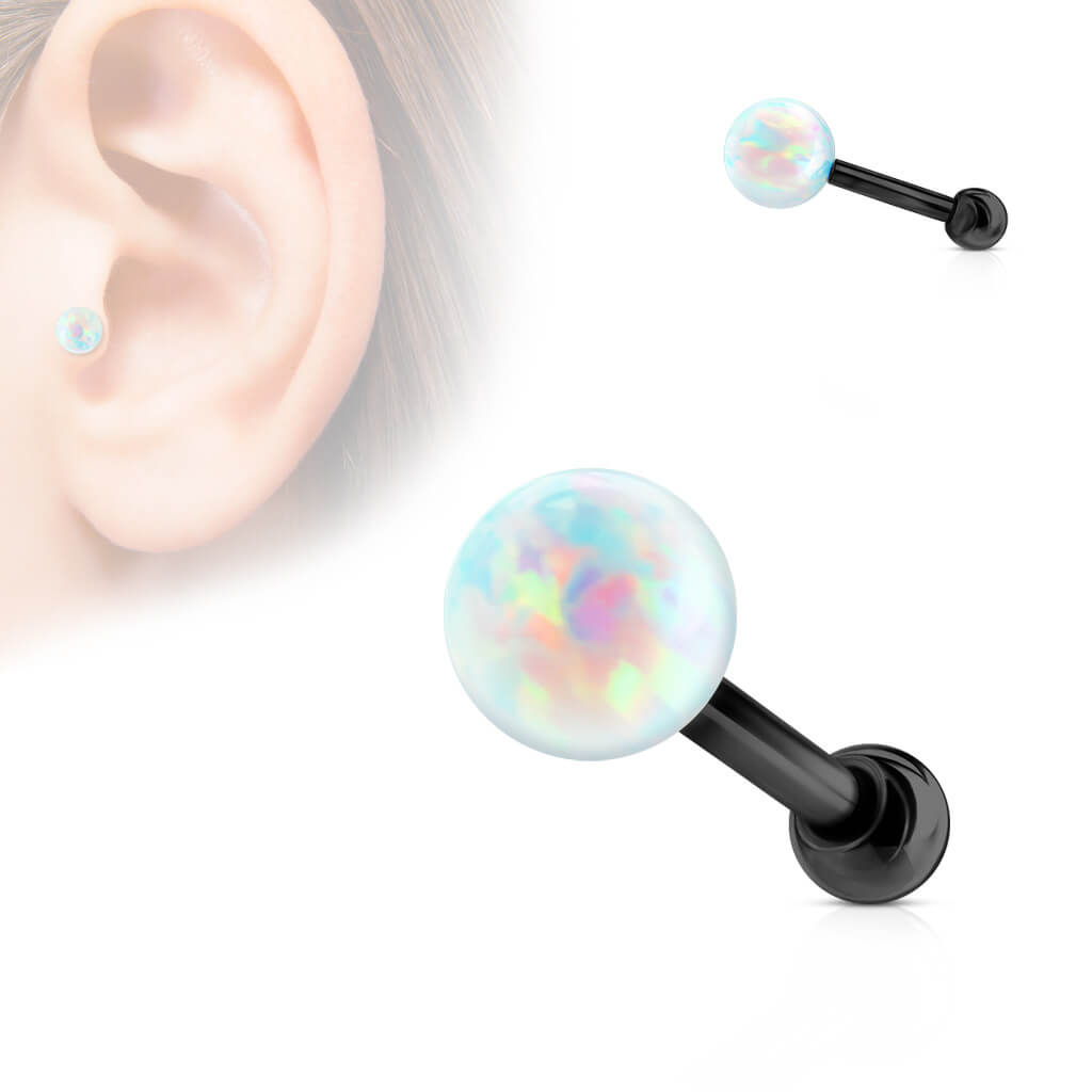 Barbell Ball Opal Internally Threaded