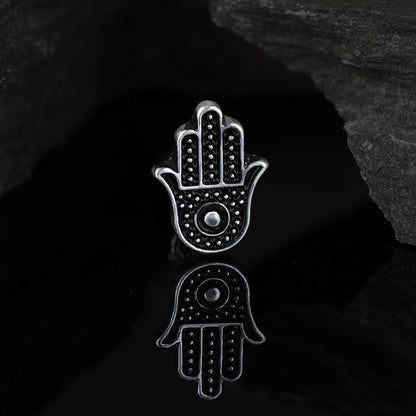 Barre Hamsa Argent