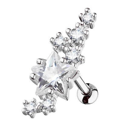 Barbell Star Zirconia