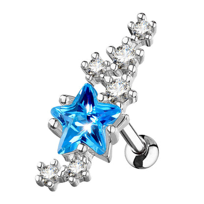 Barbell Star Zirconia