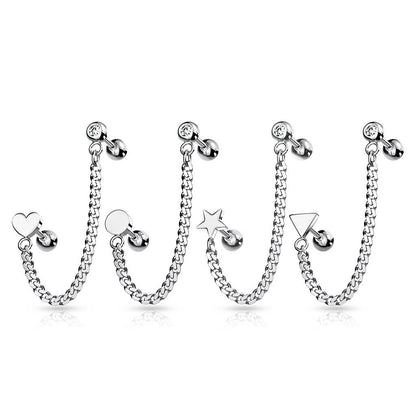 Barbell Kette Zirkonia