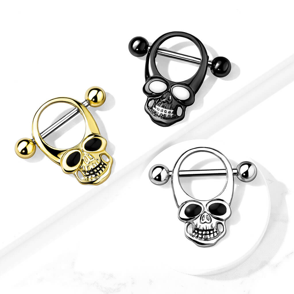 Nipple Piercing Skull