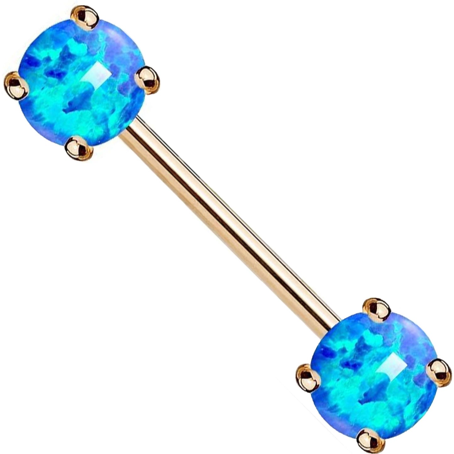 Nippelpiercing Zirkonia Gold PVD