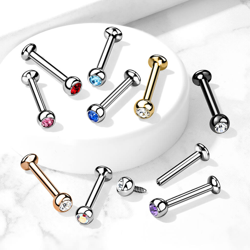 Bola Circonita Rosca interna Labret