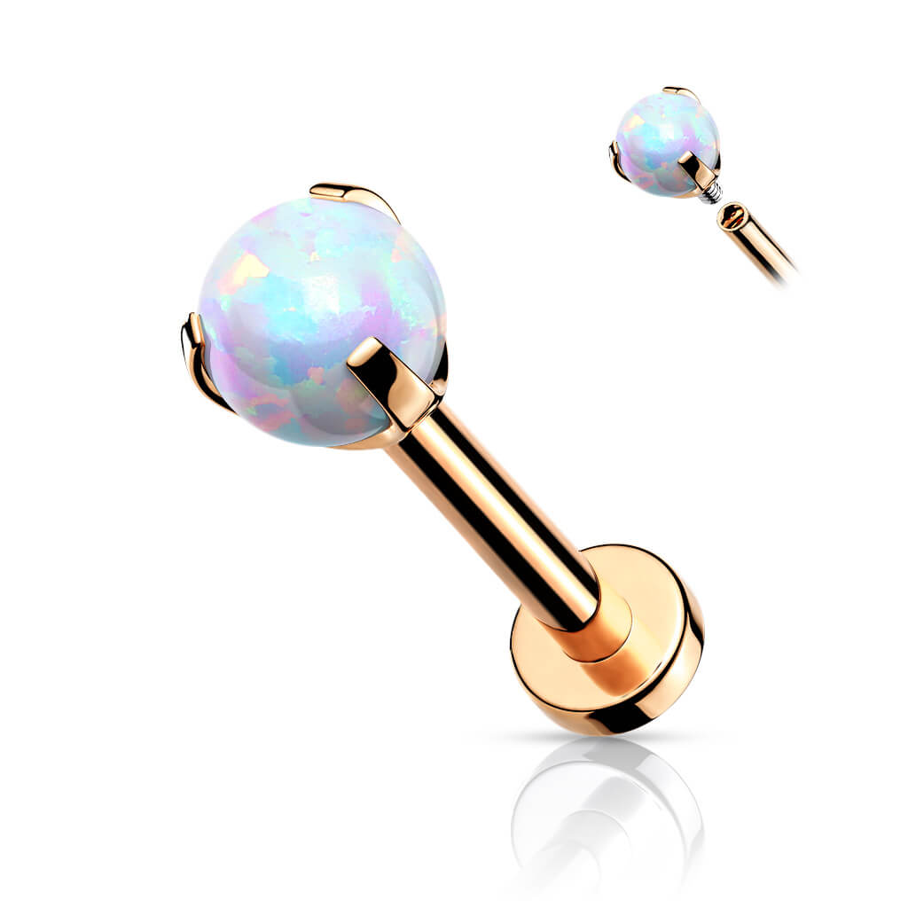 Labret Opal Innengewinde