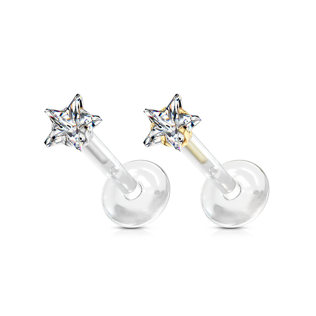 Labret Zircone a stella