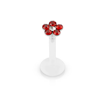 Labret Blume Zirkonia