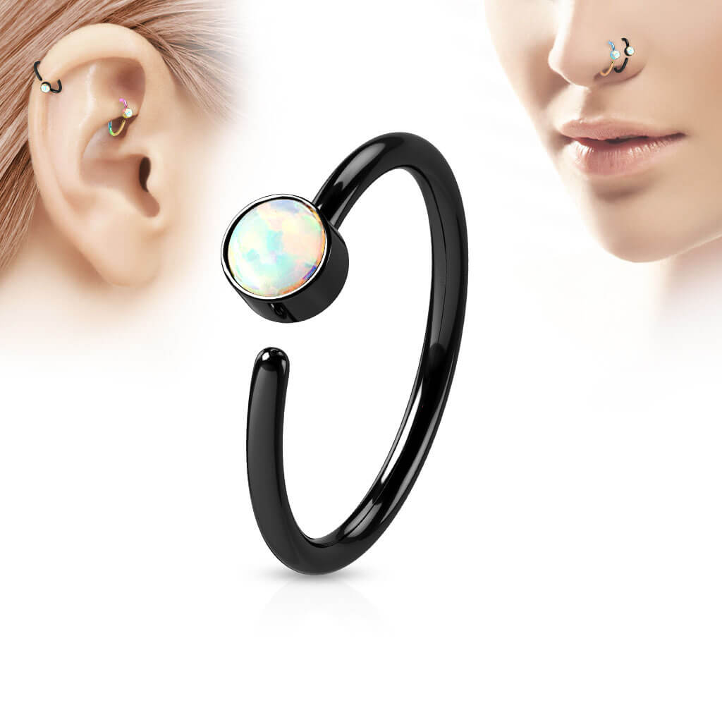 Ring Opal Round Bendable