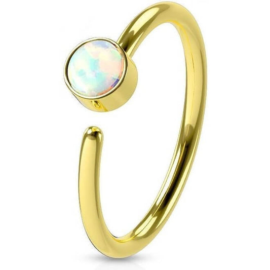 Ring Opal Round Bendable