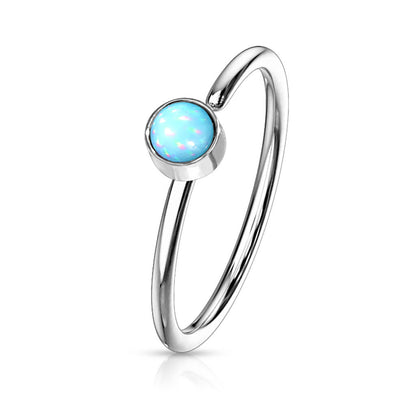 Ring Illuminating synthetic Stone Bendable