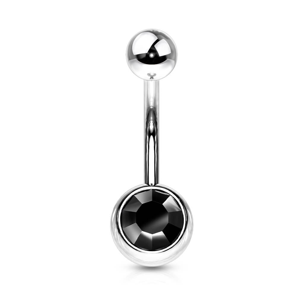 Belly Button Piercing Zirconia Ball