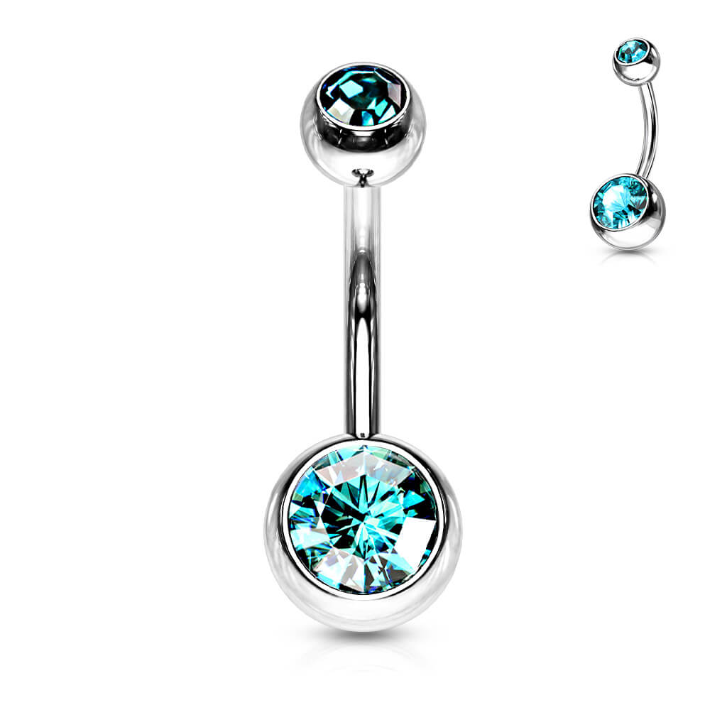 Bauchnabelpiercing Kugel Zirkonia