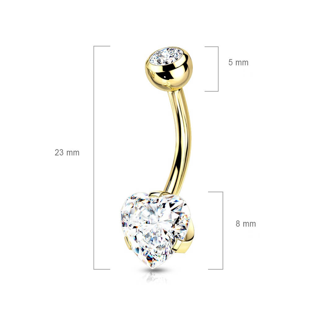 Belly Button Piercing Zirconia