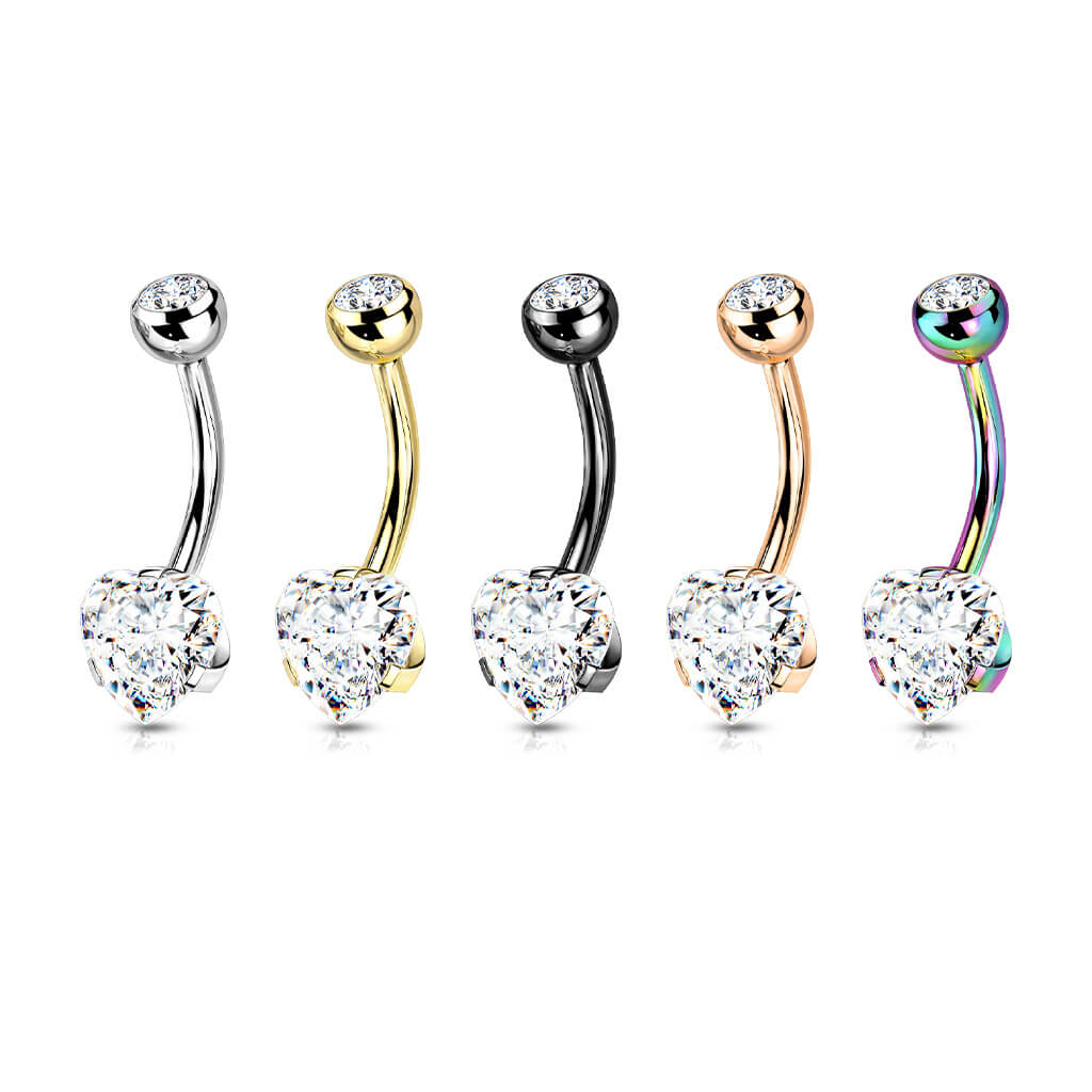 Belly Button Piercing Zirconia