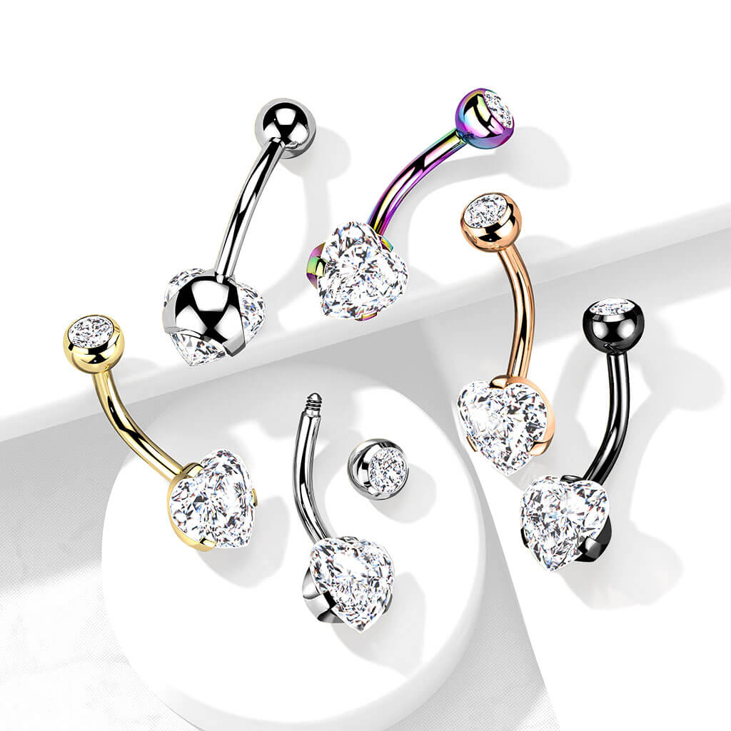 Belly Button Piercing Zirconia