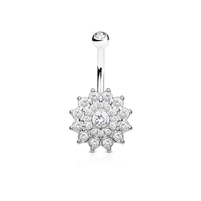 Bauchnabelpiercing Dahlia Zirkonia