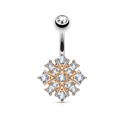 Belly Button Piercing Star Zirconia