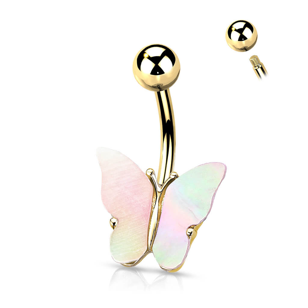 Piercing ombligo Mariposa