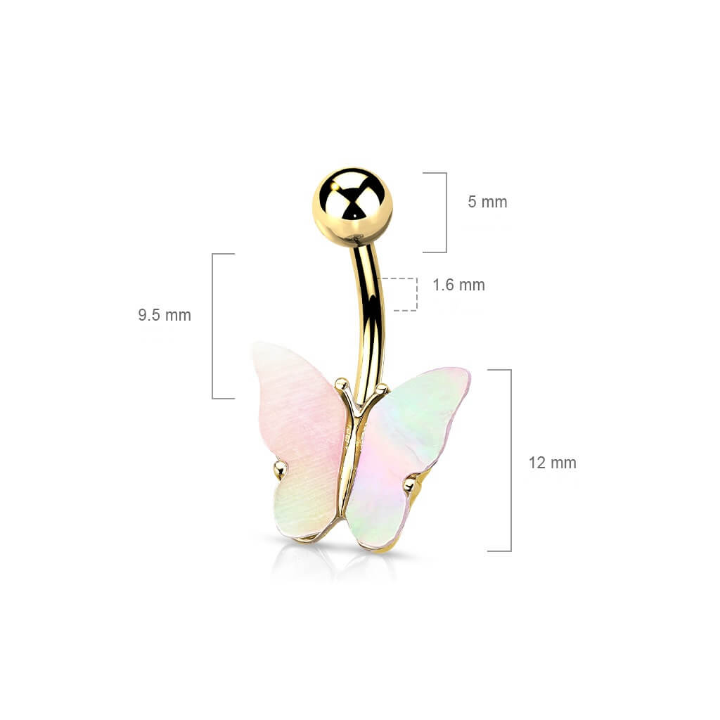 Piercing Nombril Papillon