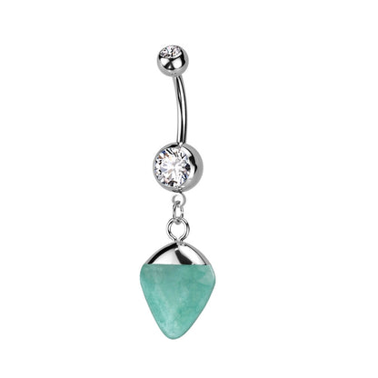 Belly Button Piercing Semi-precious Stone Zirconia