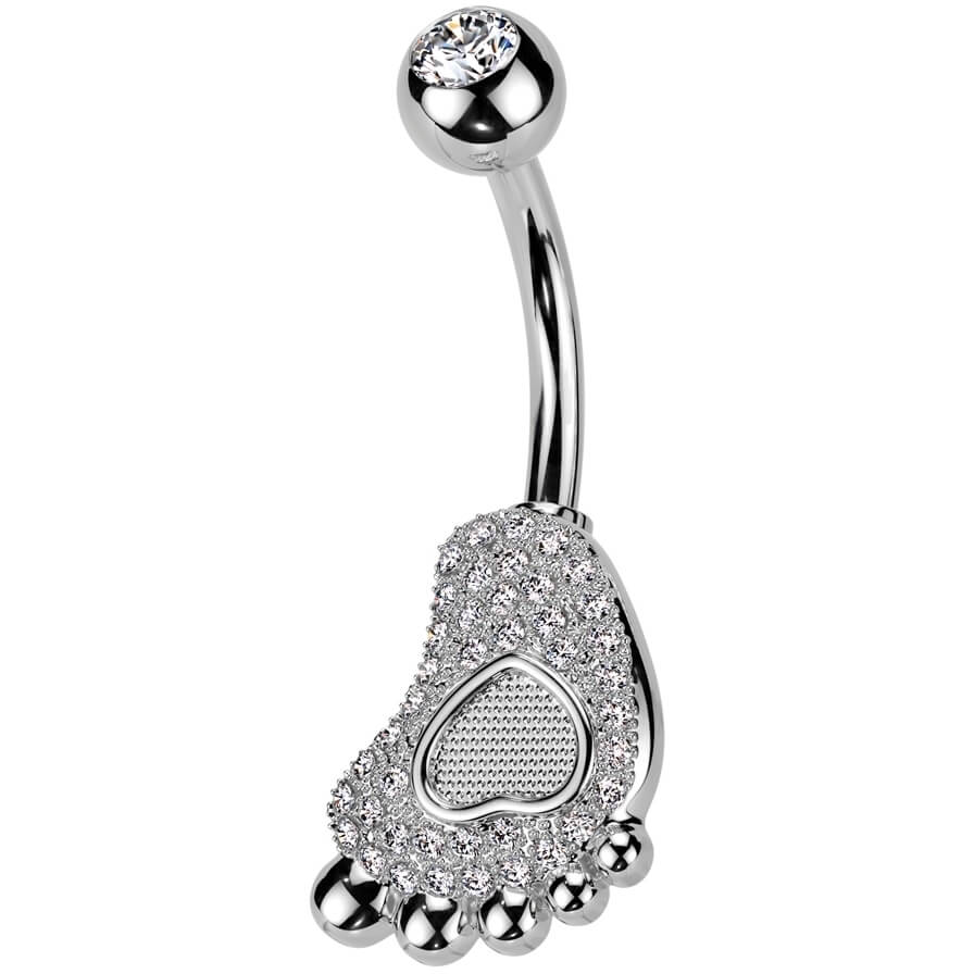 Bauchnabelpiercing Baby Fuss Zirkonia