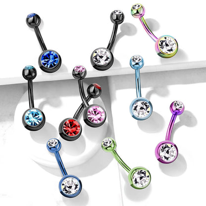 Belly Button Piercing Ball Zirconia