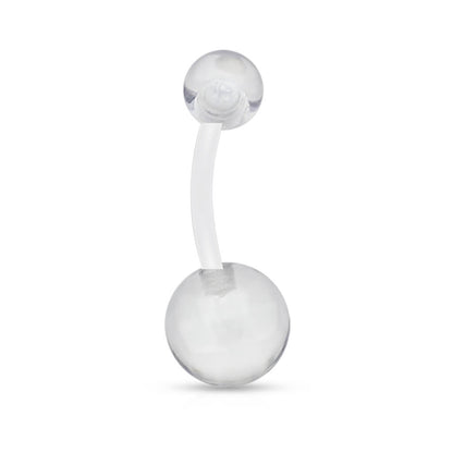 Acrylic Belly Button Piercing Transparent Acrylic Ball